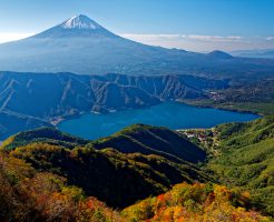 富士五湖の一つ「西湖」