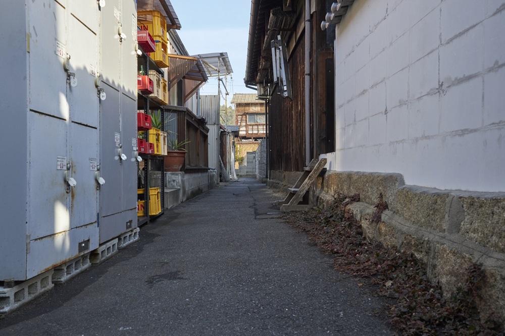 直島の裏路地