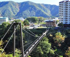 鬼怒川温泉と鬼怒楯岩大吊橋