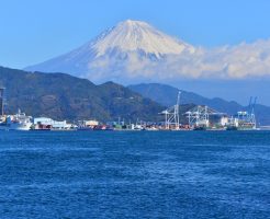 富士山と清水港